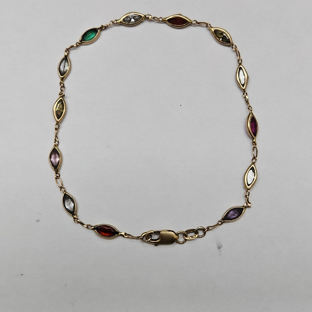 PULSERA ORO 14 K 2.6 GRMS (SEMINUEVO)