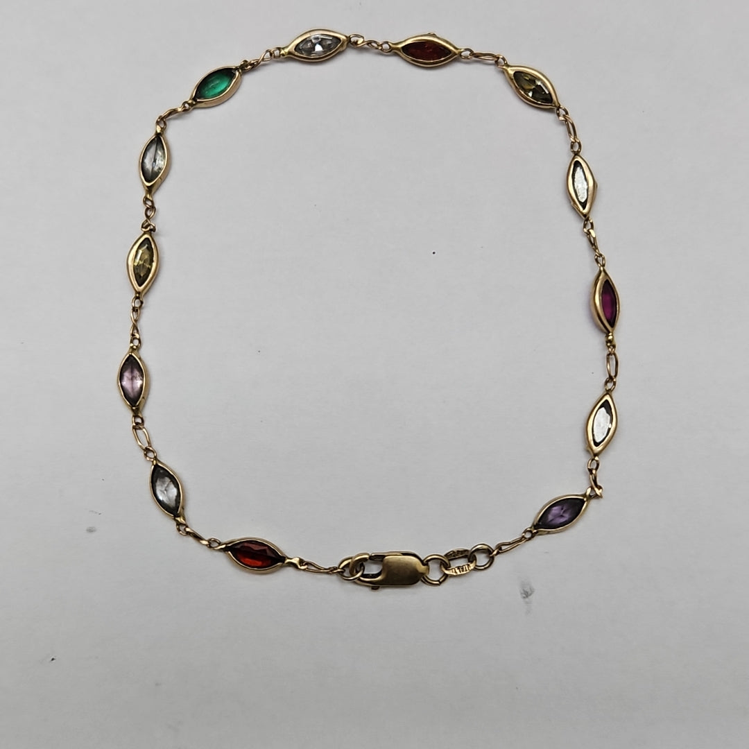 PULSERA ORO 14 K 2.6 GRMS (SEMINUEVO)