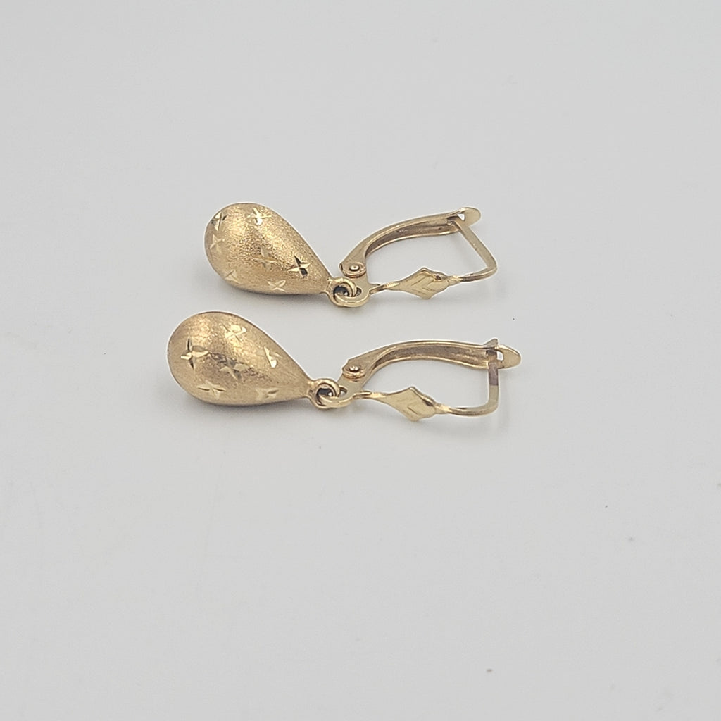 ARETES PAR ORO 14 K 1,70 GRMS (SEMINUEVO)