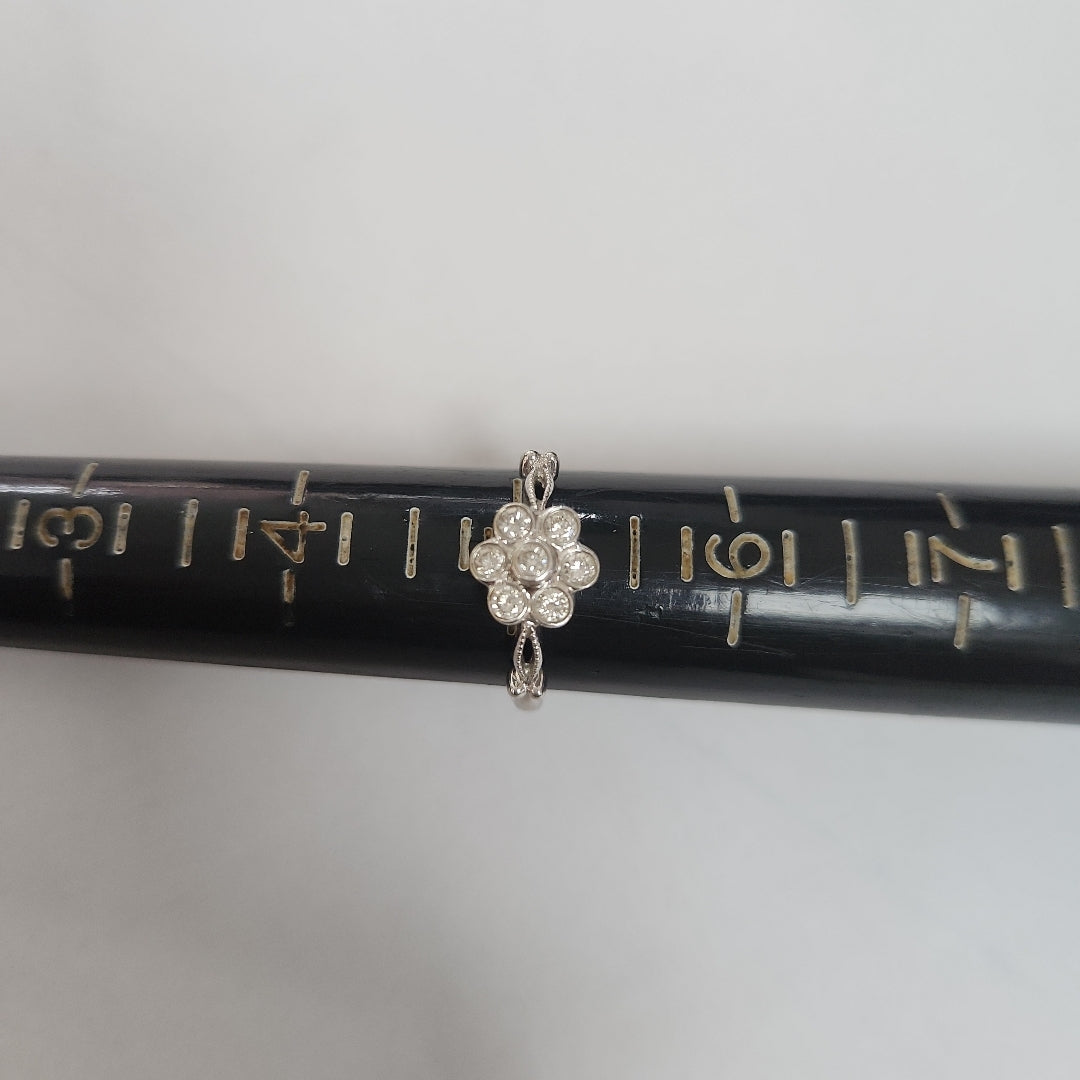 ANILLITO ORO BLANCO 14 K 1.7 GRMS (SEMINUEVO)