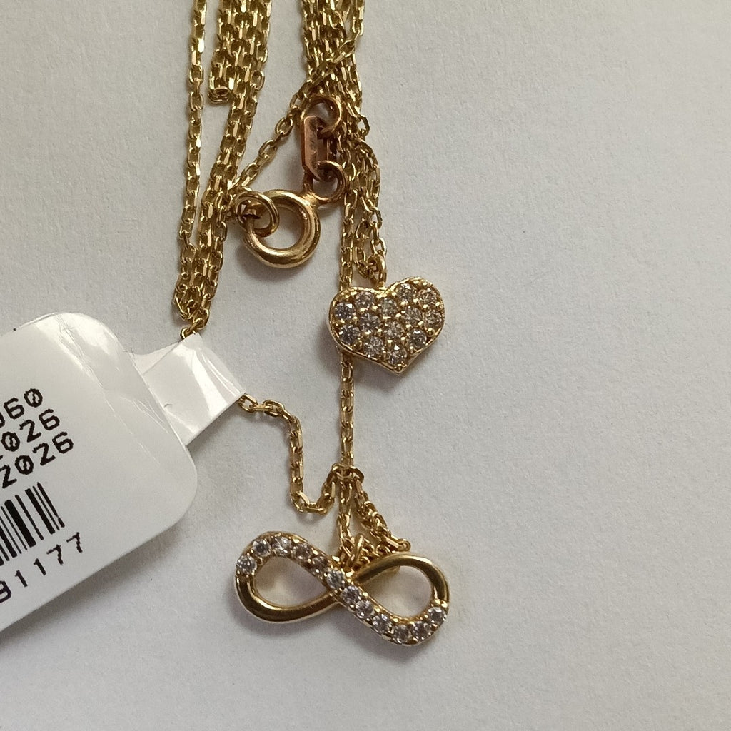 GARGANTILLA ORO 14 K 2.8 GRMS (SEMINUEVO)