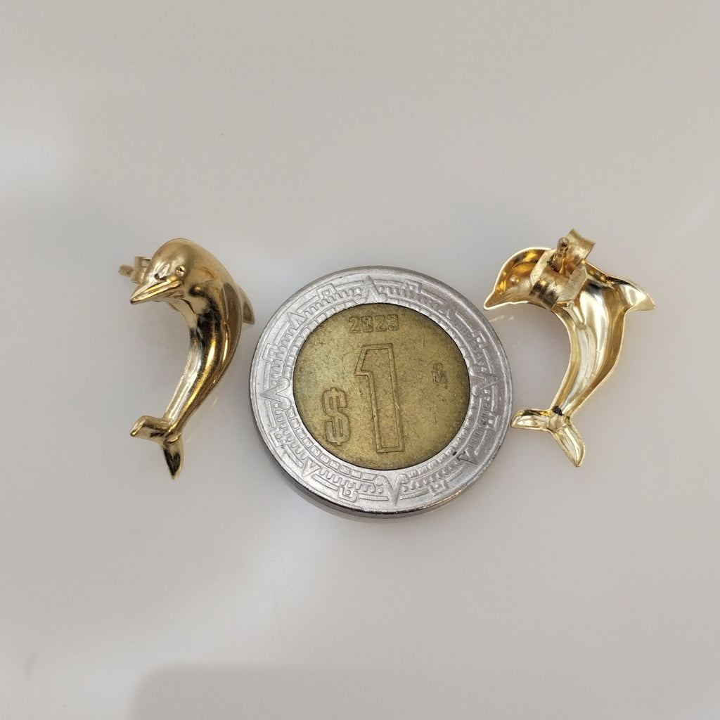 ARETES PAR ORO 14 K 1,50 GRMS (SEMINUEVO)