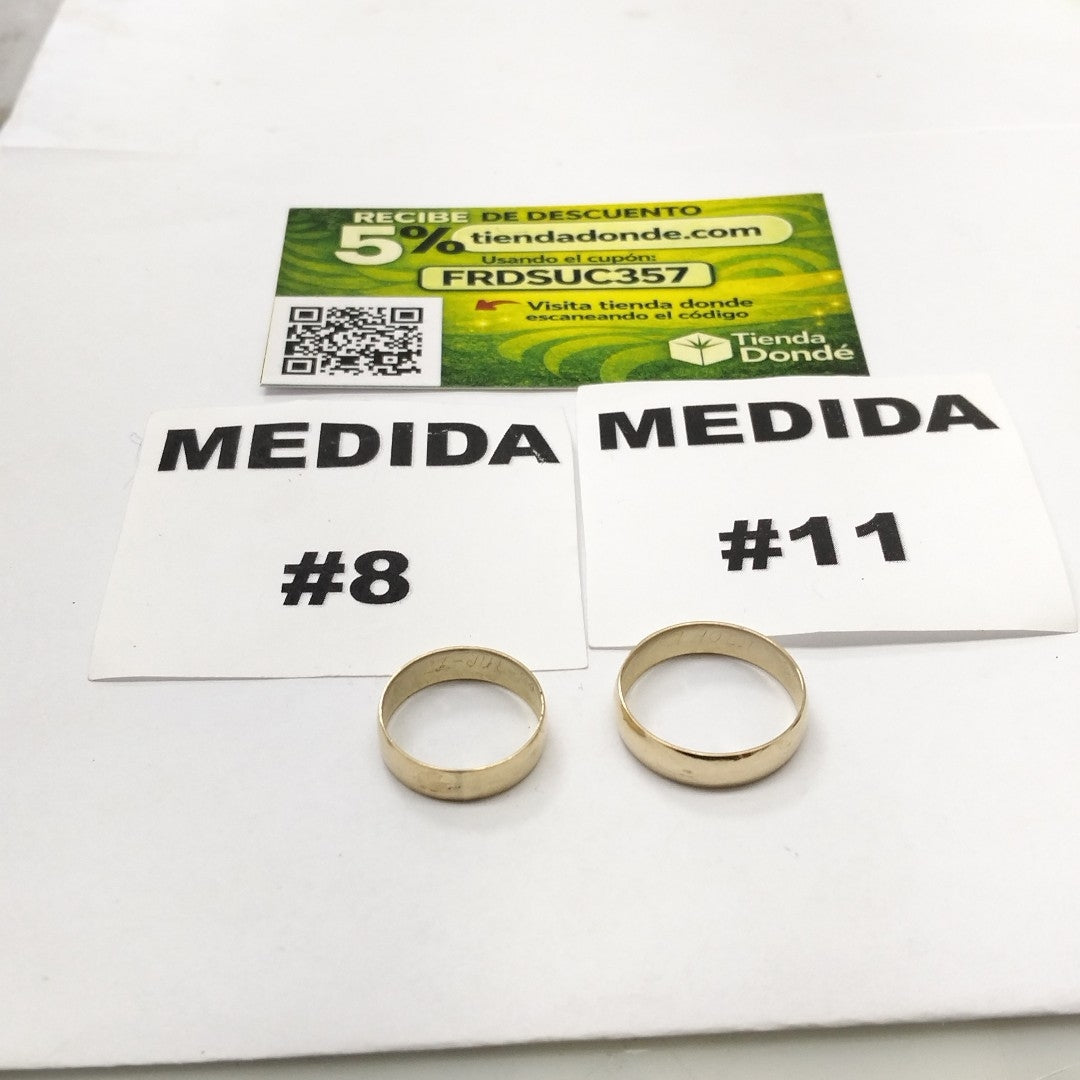 ARGOLLA ORO 10 K 3.1 GRMS (SEMINUEVO)