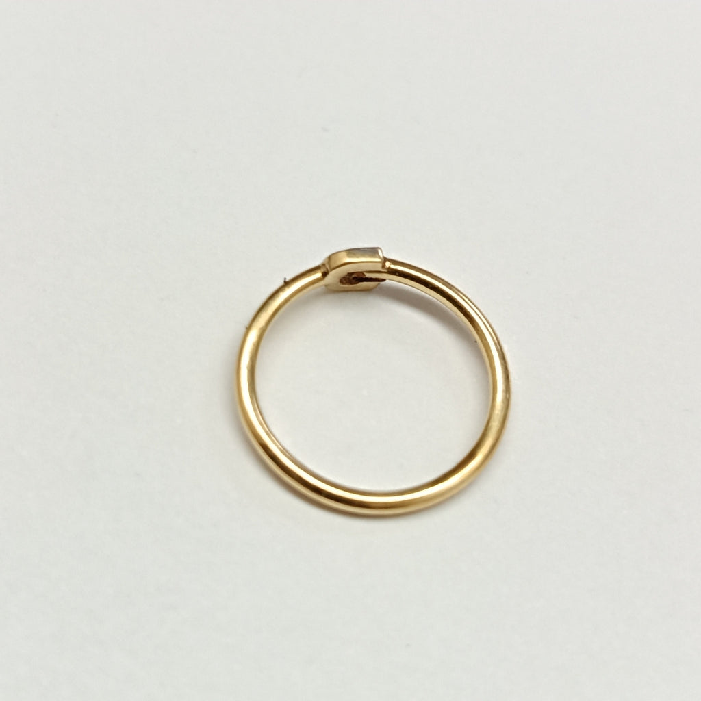 ANILLITO ORO, RODIADO 14 K 0.7 GRMS (SEMINUEVO)