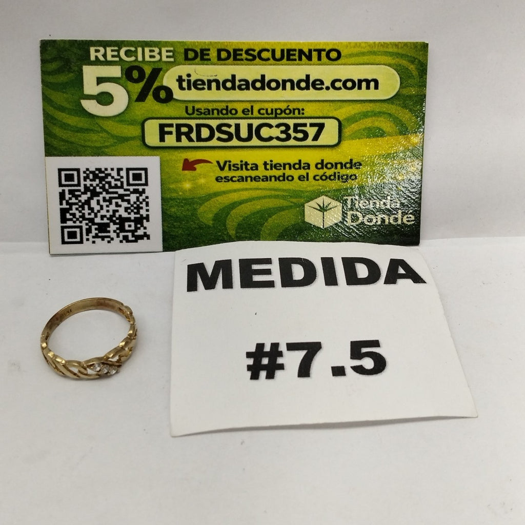 ANILLITO ORO 10 K 1.7 GRMS (SEMINUEVO)