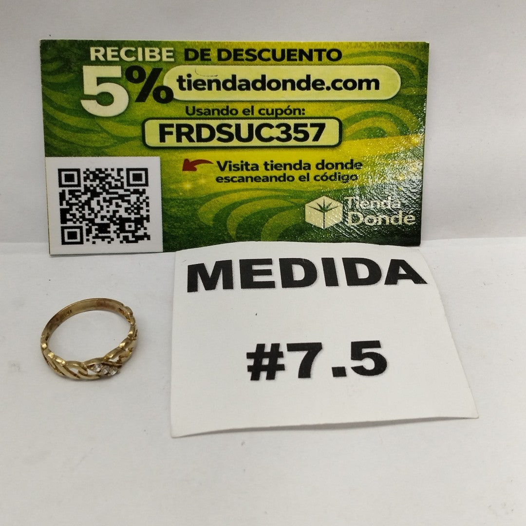ANILLITO ORO 10 K 1.7 GRMS (SEMINUEVO)