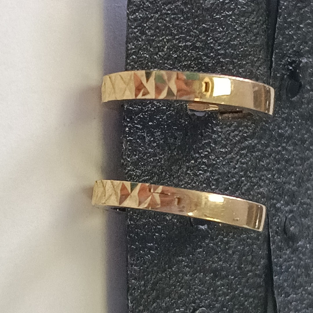 ARRACADAS PAR ORO 10 K 1.4 GRMS (SEMINUEVO)