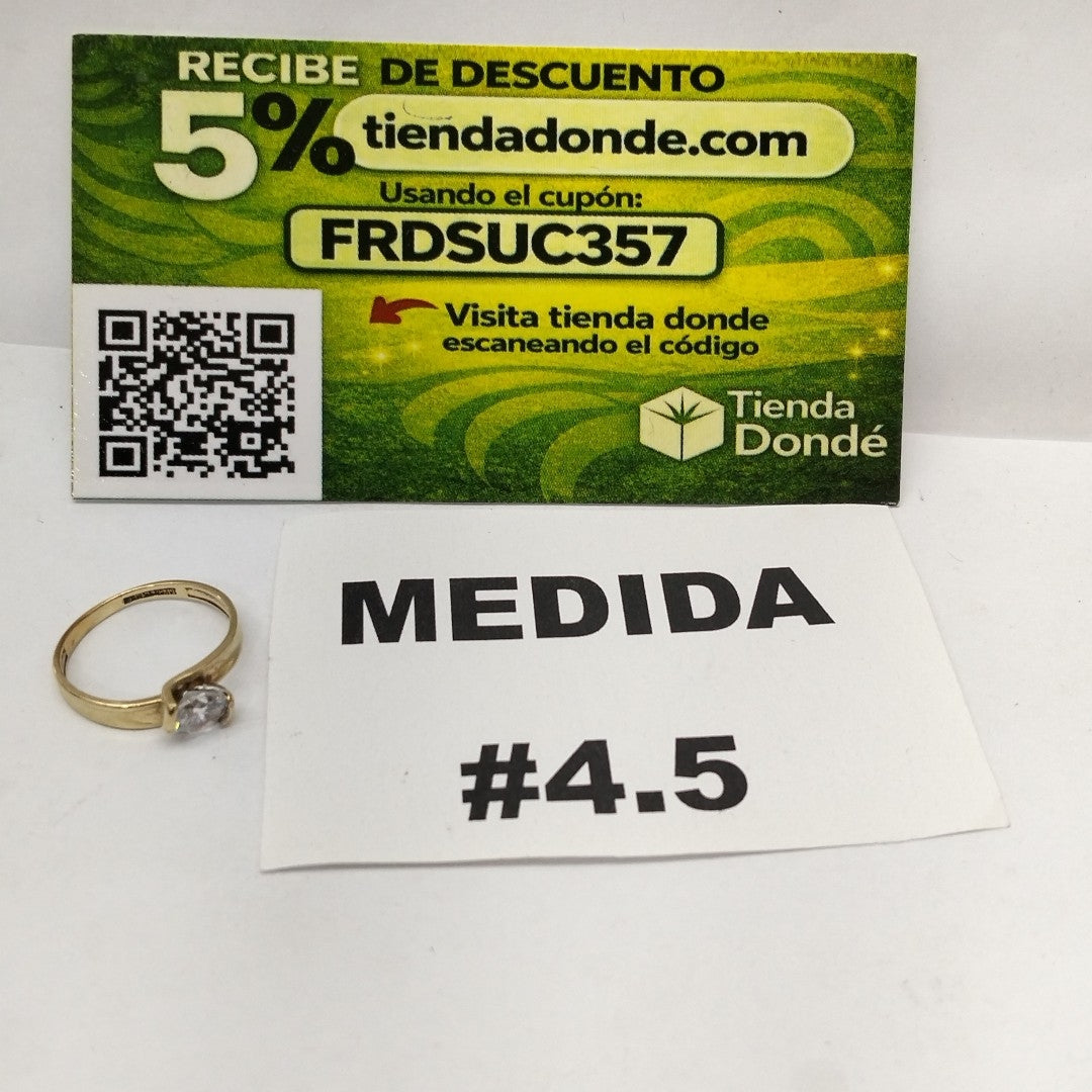SOLITARIO ORO 10 K 1,60 GRMS (SEMINUEVO)