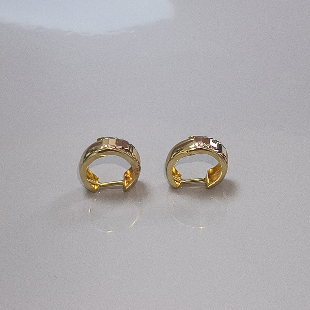ARRACADAS PAR ORO 14 K 1.2 GRMS (SEMINUEVO)