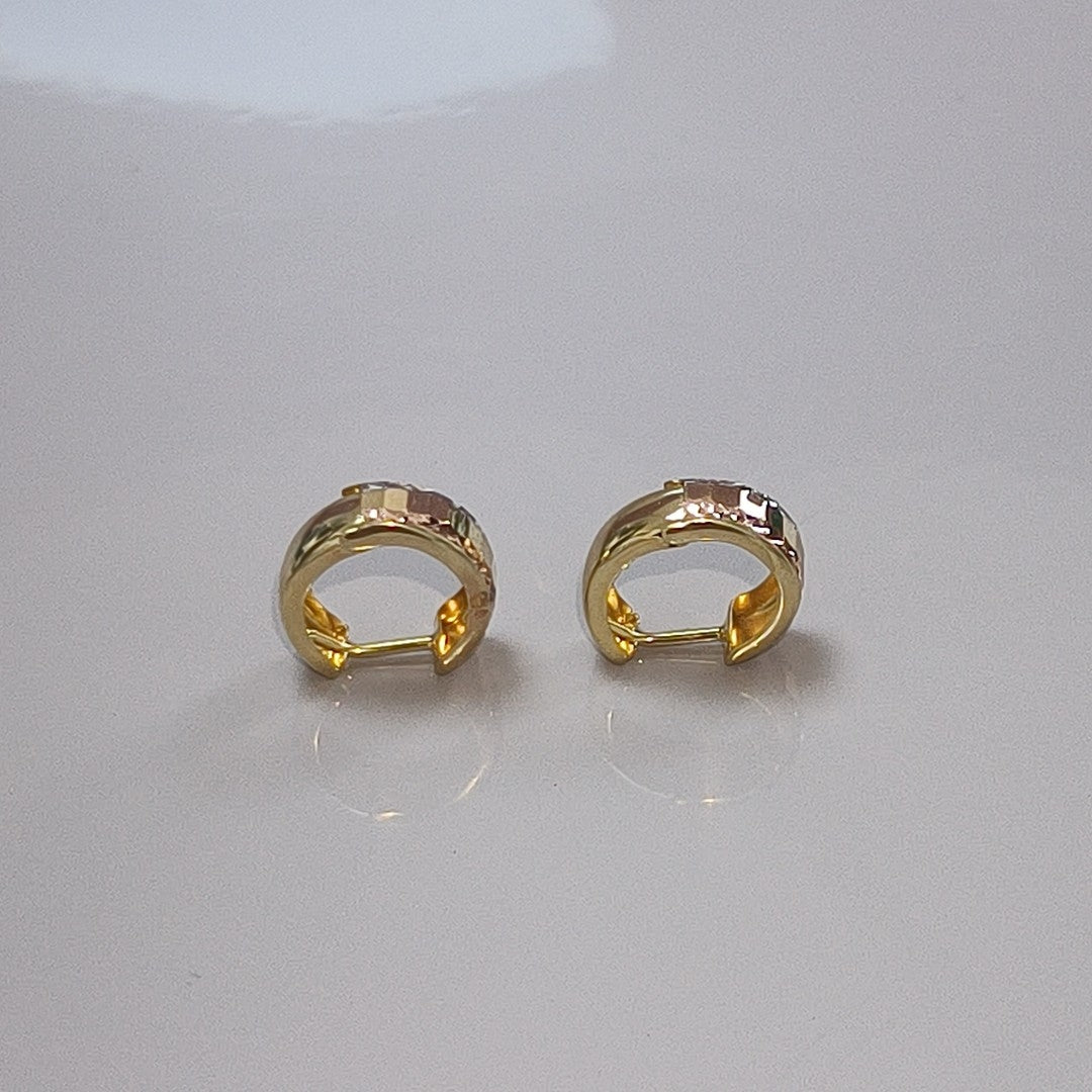 ARRACADAS PAR ORO 14 K 1.2 GRMS (SEMINUEVO)