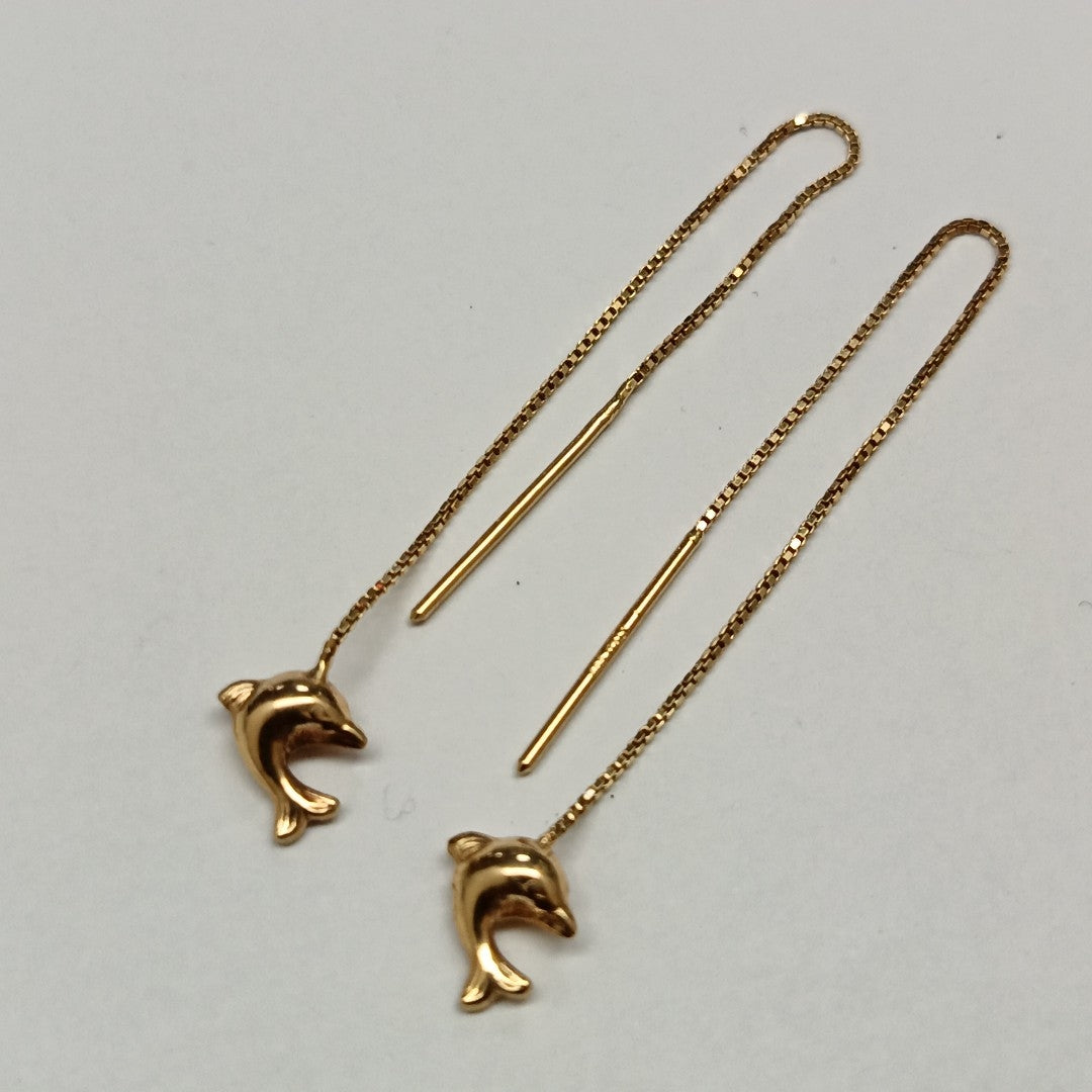 VIOLADORES PAR ORO 14 K 1.1 GRMS (SEMINUEVO)