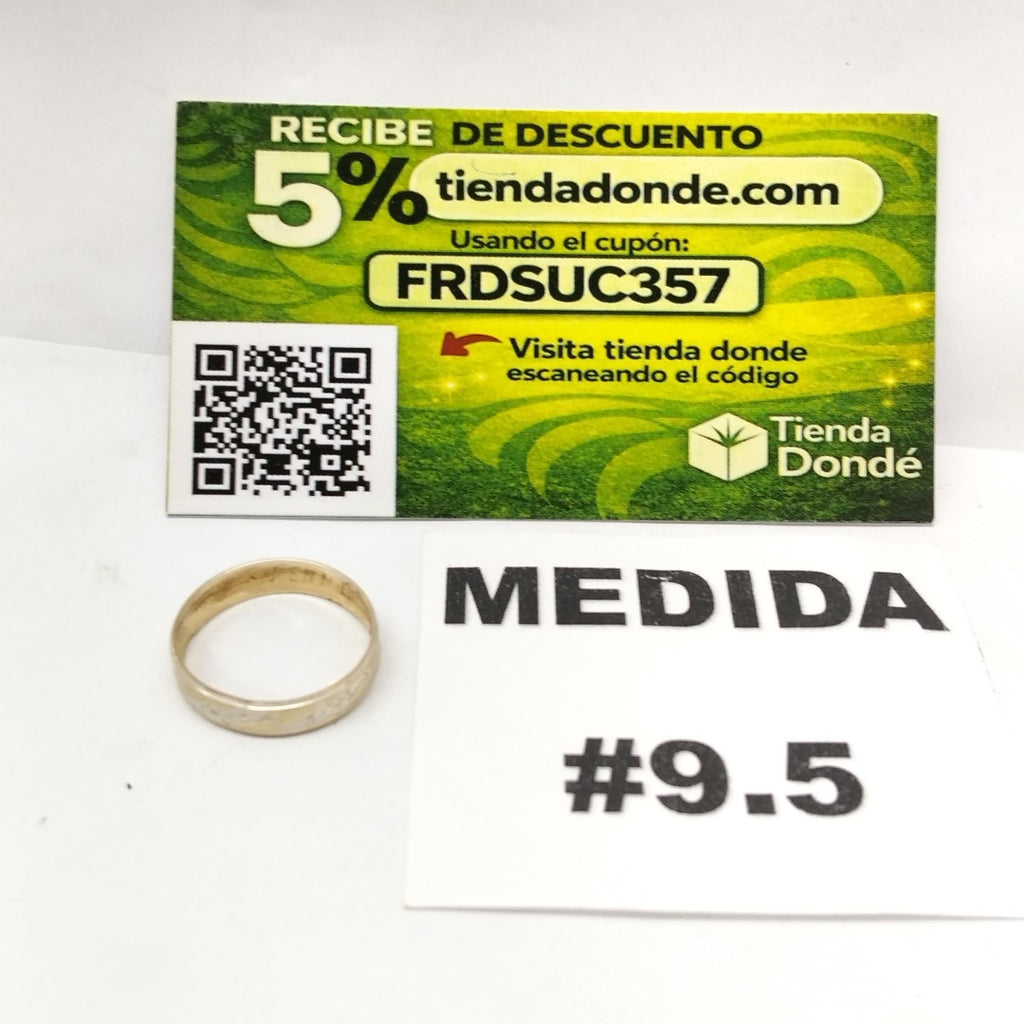 ARGOLLA ORO 10 K 1,70 GRMS (SEMINUEVO)