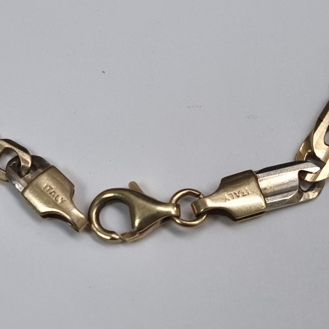 PULSERA ORO, ORO COMBINADO 14 K 9.3 GRMS (SEMINUEVO)
