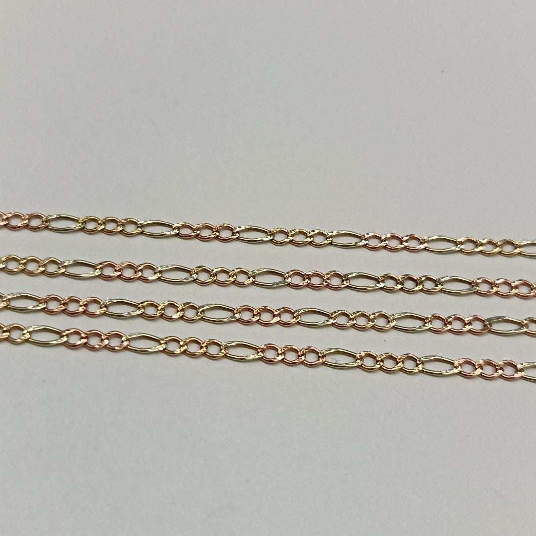 CADENA ORO COMBINADO 10 K 1.8 GRMS (SEMINUEVO)