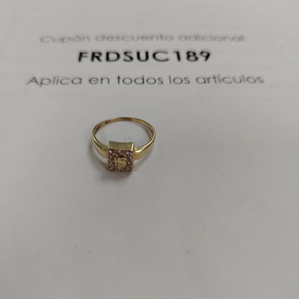 ANILLITO ORO 10 K 1.8 GRMS (SEMINUEVO)