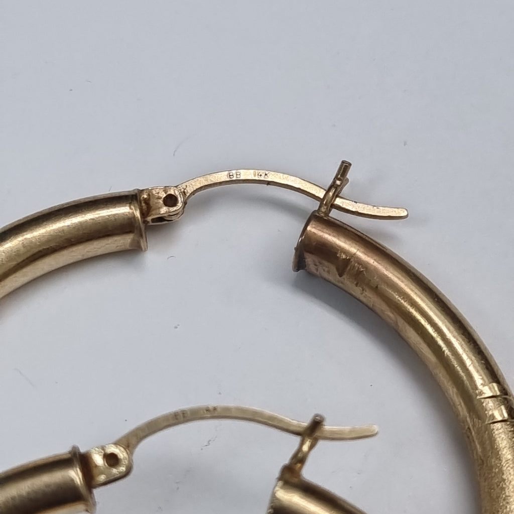 ARRACADAS PAR ORO 14 K 4,90 GRMS (SEMINUEVO)