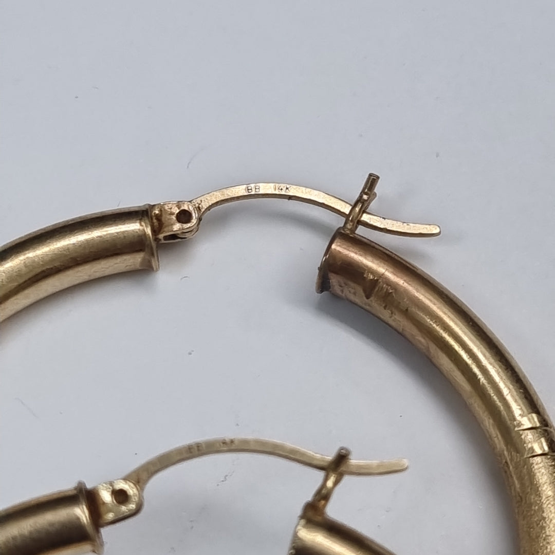 ARRACADAS PAR ORO 14 K 4,90 GRMS (SEMINUEVO)