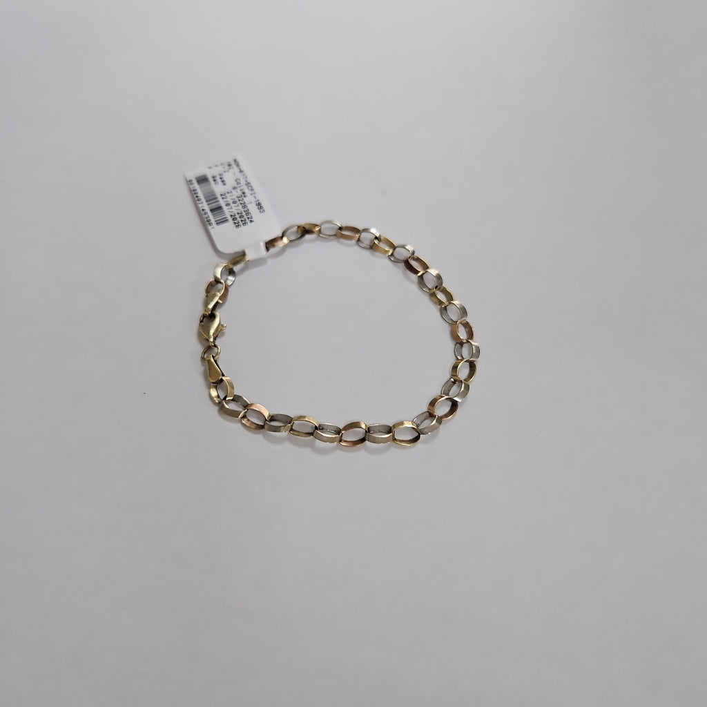 PULSERA ORO COMBINADO 14 K 2,20 GRMS (SEMINUEVO)