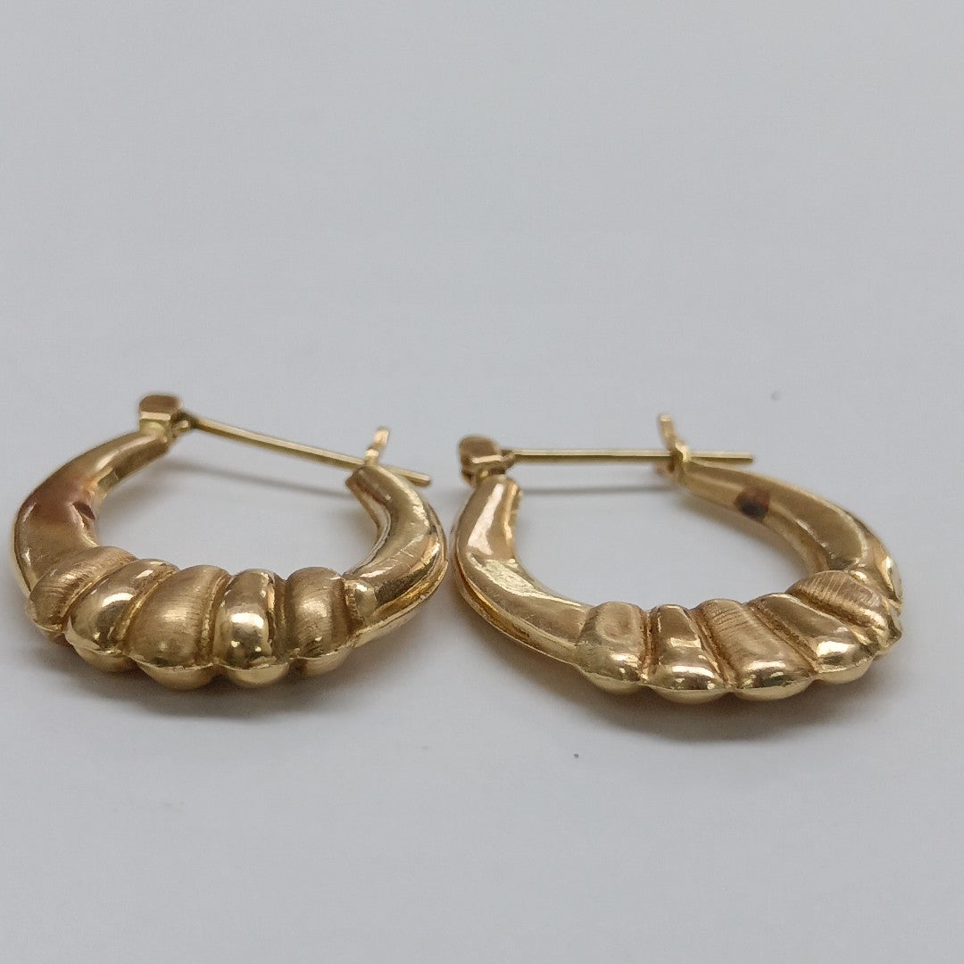 ARRACADAS PAR ORO 14 K 2,00 GRMS (SEMINUEVO)