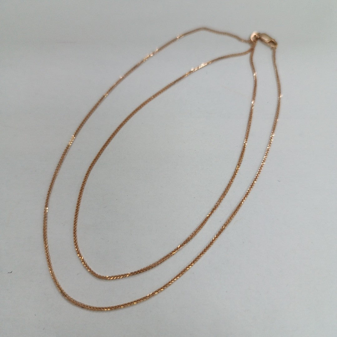 CADENA ORO 14 K 2,00 GRMS (SEMINUEVO)