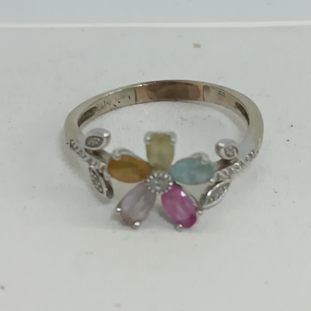 ANILLO ORO BLANCO 14 K 3,80 GRMS (SEMINUEVO)
