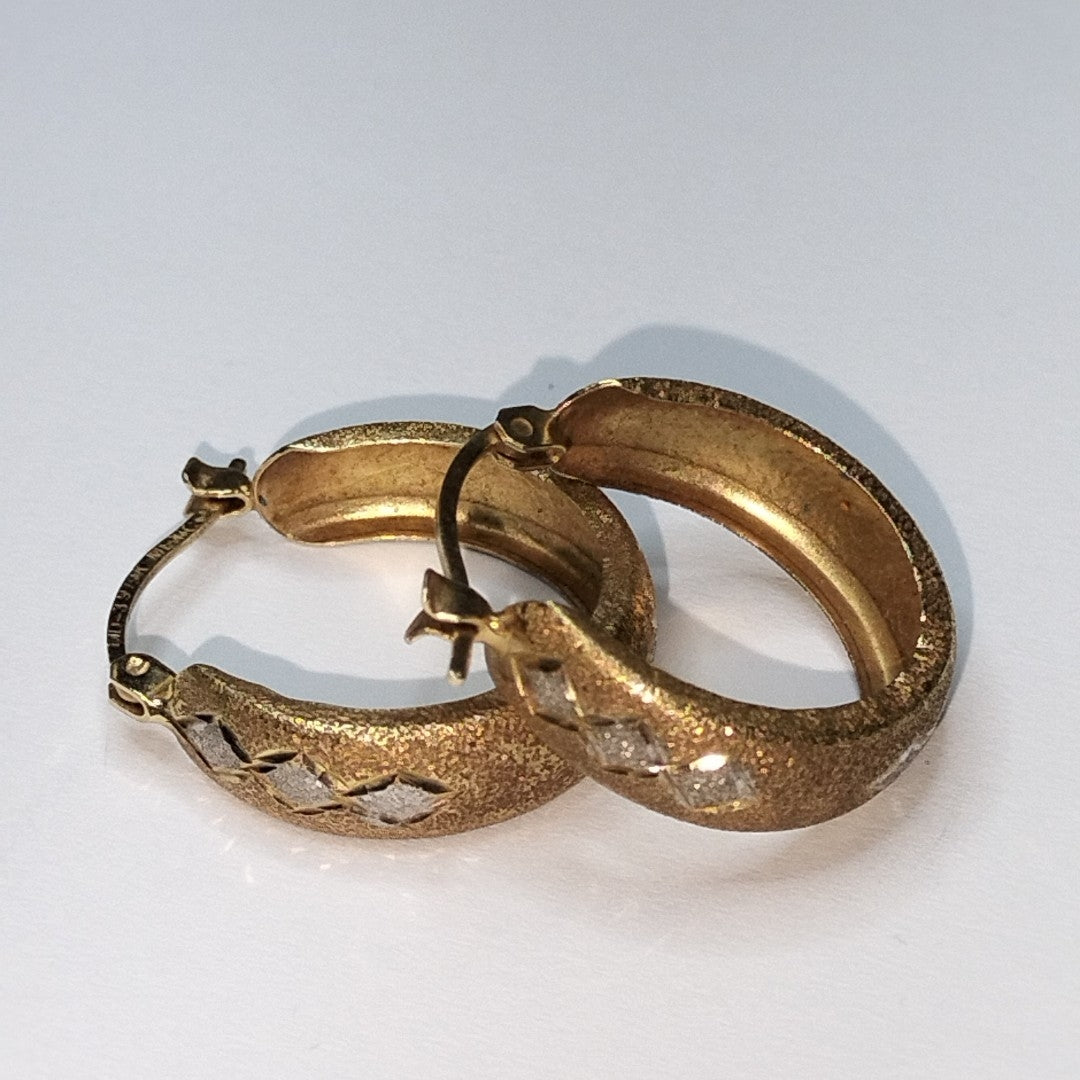 ARRACADAS PAR ORO 14 K 2,80 GRMS (SEMINUEVO)