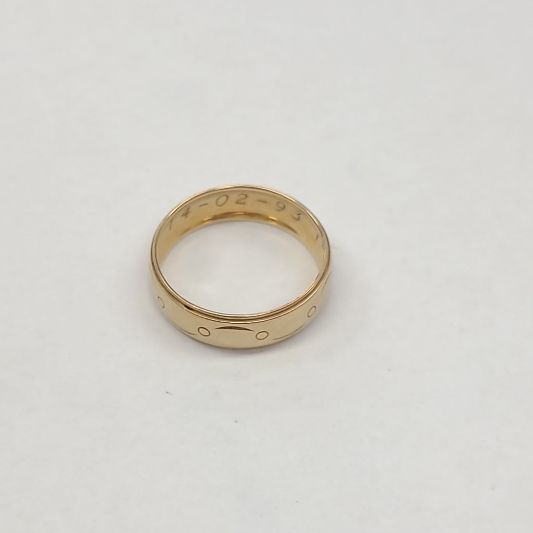 ARGOLLA ORO 14 K 2.3 GRMS (SEMINUEVO)