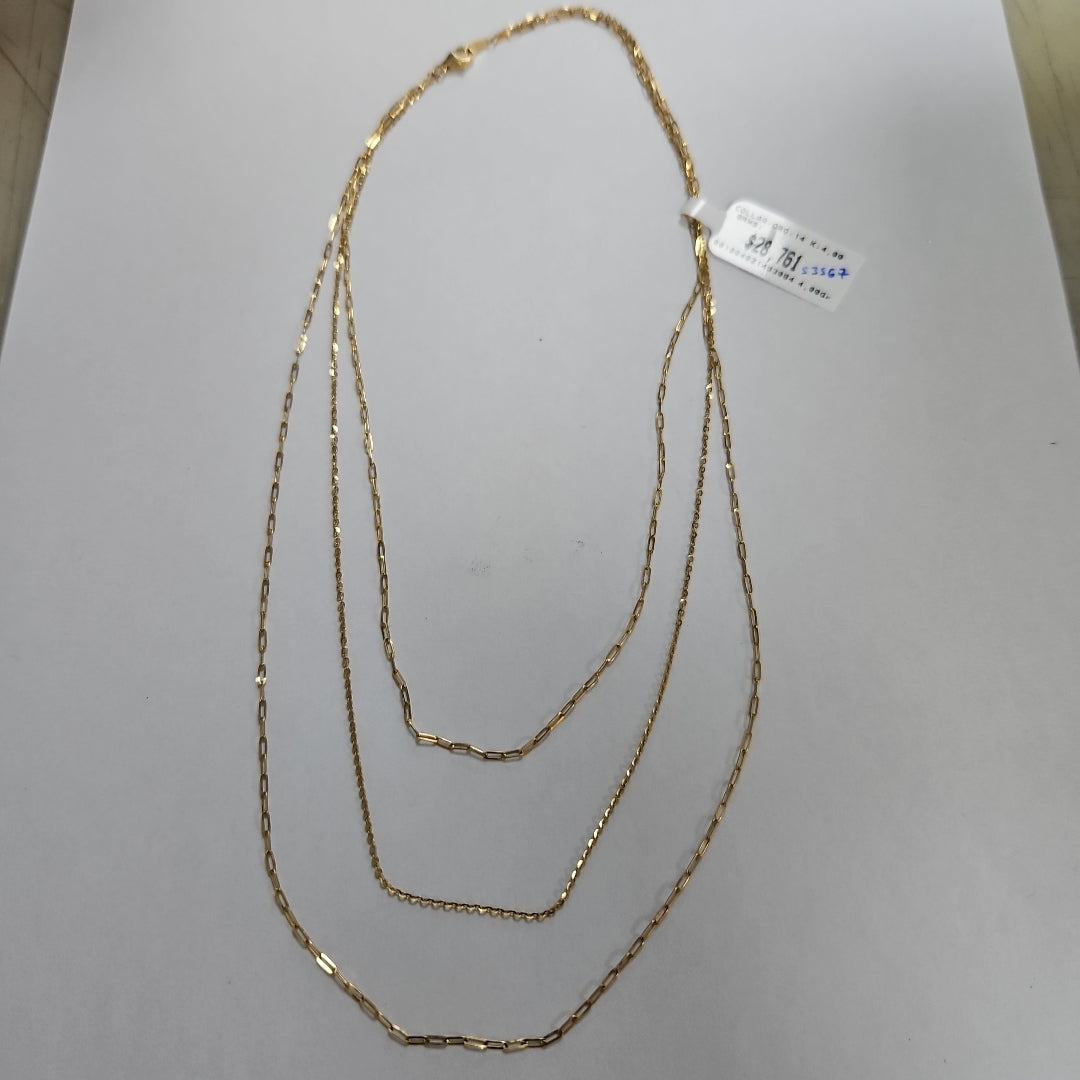 COLLAR ORO 14 K 4,00 GRMS (SEMINUEVO)