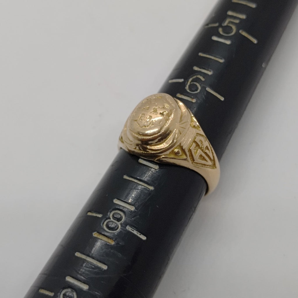 ANILLO DE GRADUACIÓN ORO 14 K 7.5 GRMS (SEMINUEVO)