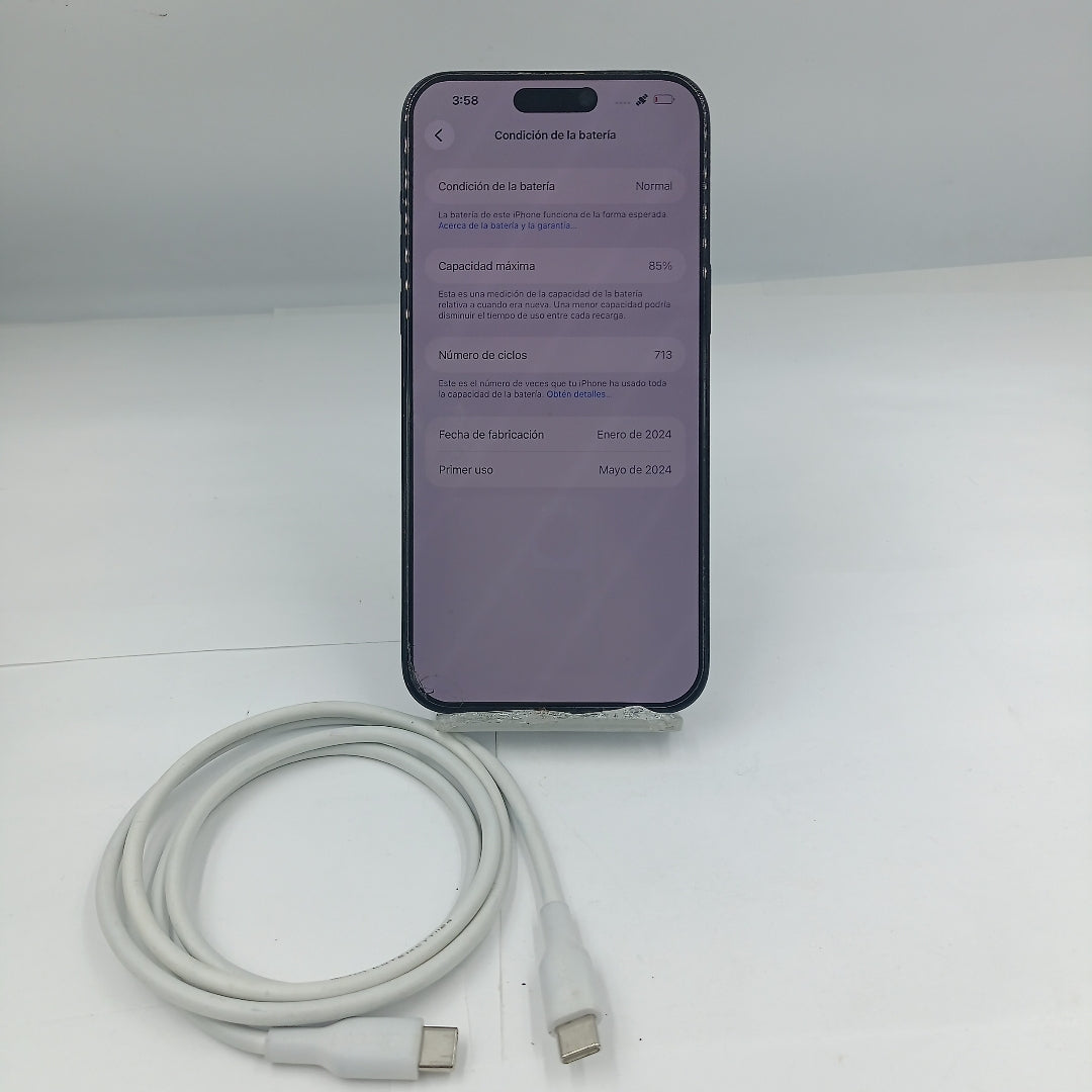 CELULAR APPLE IPHONE 15 PRO MAX A3105 (2023) 256 GB 8 GB RAM (SEMINUEVO)