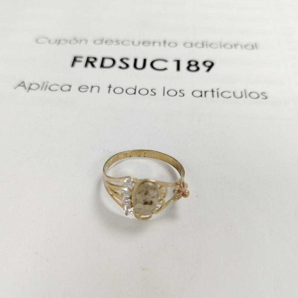ANILLITO ORO COMBINADO 10 K 2.4 GRMS (SEMINUEVO)