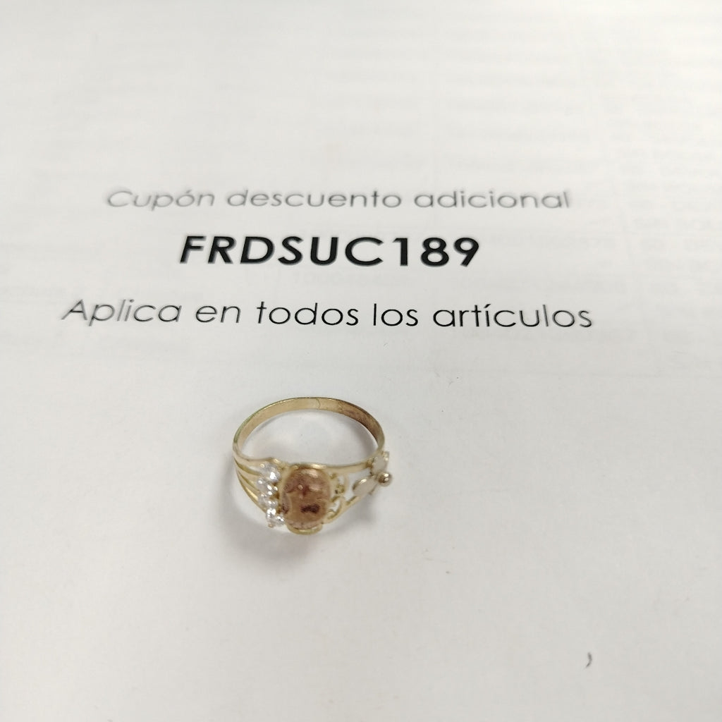 ANILLITO ORO COMBINADO 10 K 2.5 GRMS (SEMINUEVO)