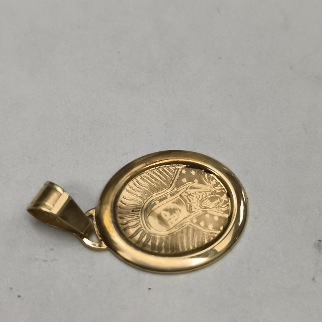 MEDALLA RELIGIOSA ORO 14 K 0.9 GRMS (SEMINUEVO)
