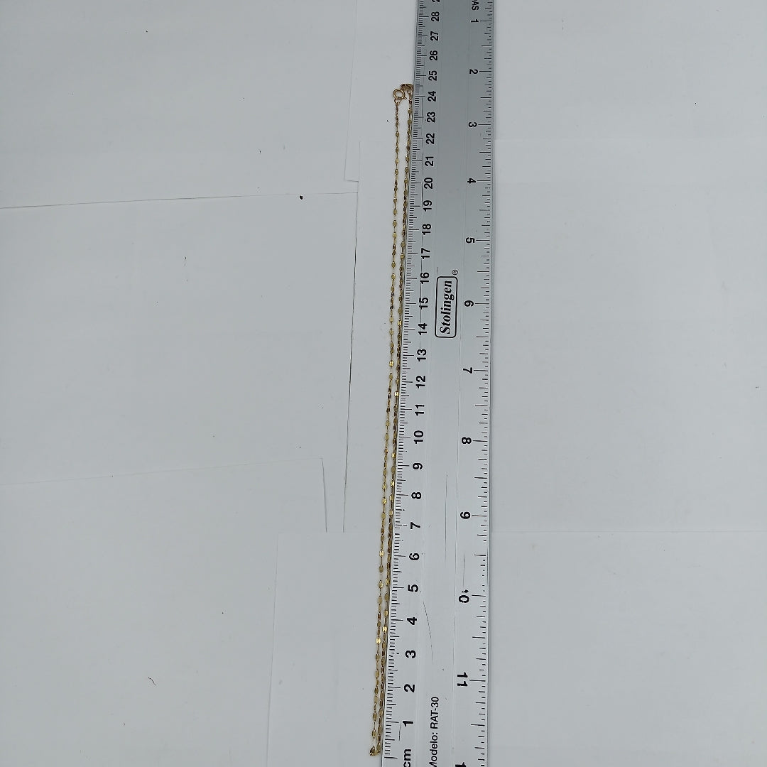 CADENA ORO 10 K 0.7 GRMS (SEMINUEVO)