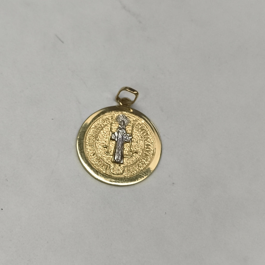 MEDALLA RELIGIOSA ORO 14 K 1.9 GRMS (SEMINUEVO)