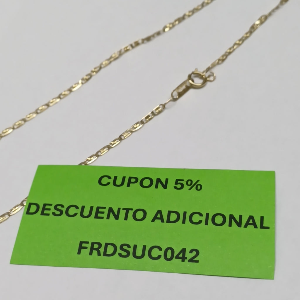 CADENA, DIJE ORO 14 K 3.7 GRMS (SEMINUEVO)