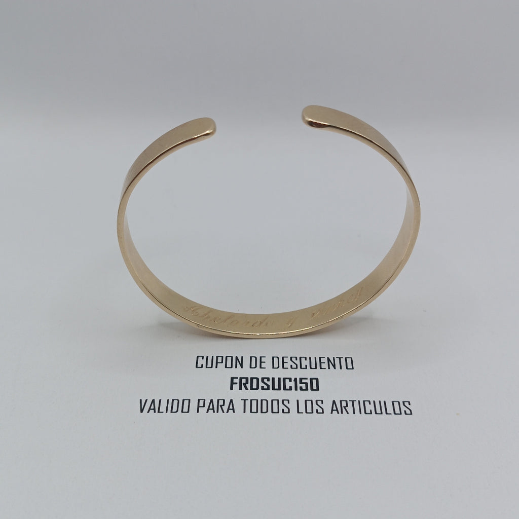 PULSERA RIGIDA ORO 14 K 23.2 GRMS (SEMINUEVO)