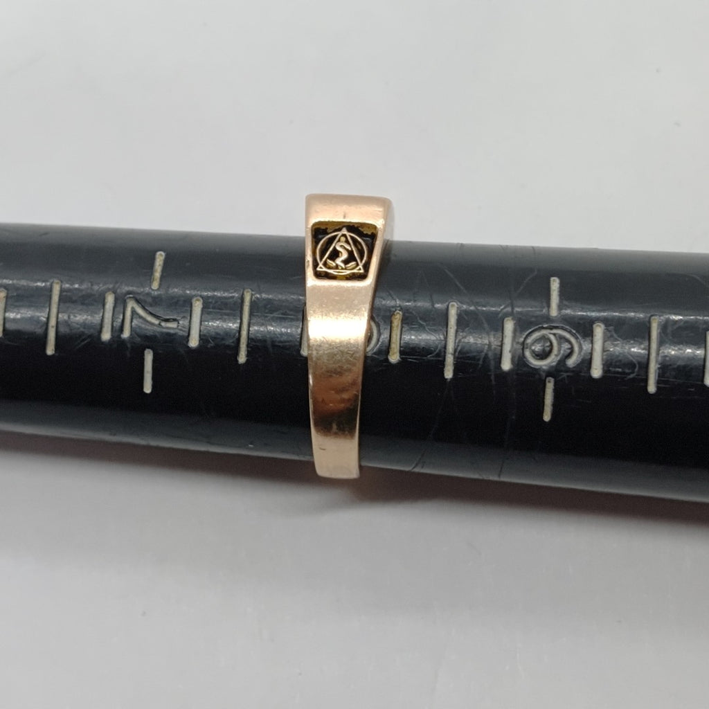 ANILLO DE GRADUACIÓN ORO 10 K 5.6 GRMS (SEMINUEVO)