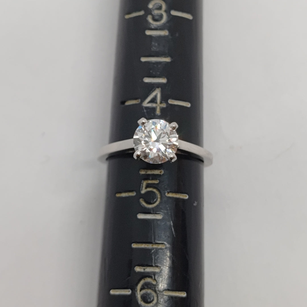 SOLITARIO ORO BLANCO 14 K 2,50 GRMS (SEMINUEVO)