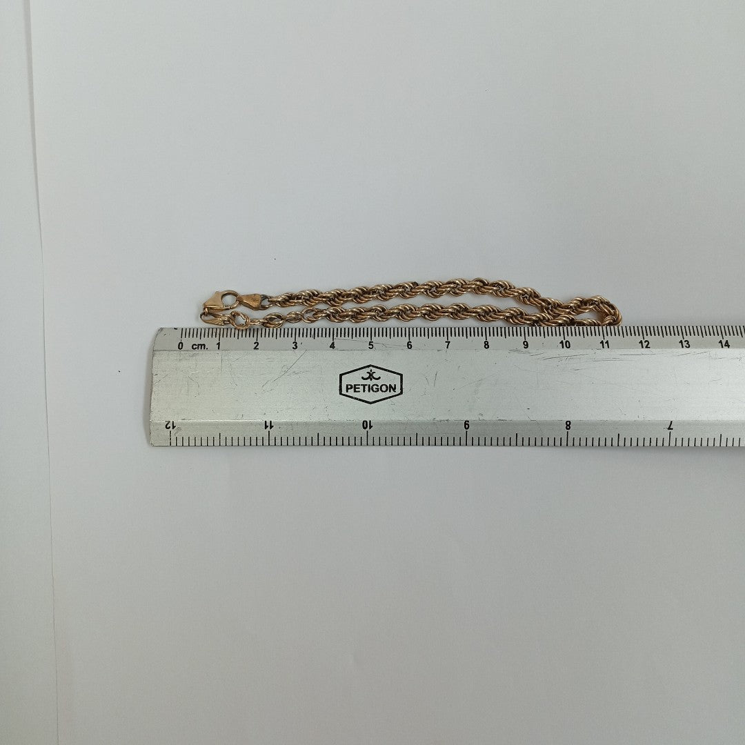 PULSERA, PULSERA RIGIDA ORO 10 K 4.8 GRMS (SEMINUEVO)