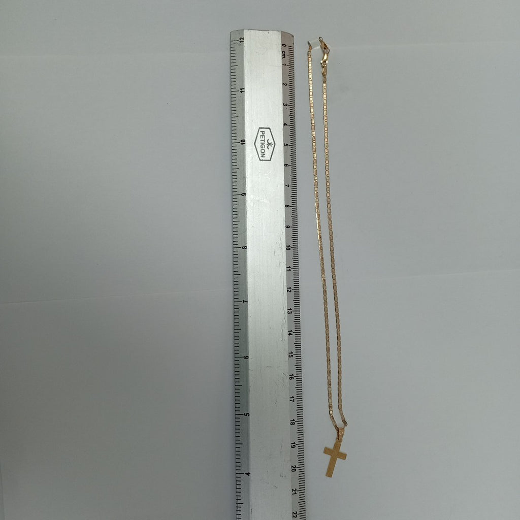 CADENA, CRUZ ORO 10 K 2.5 GRMS (SEMINUEVO)