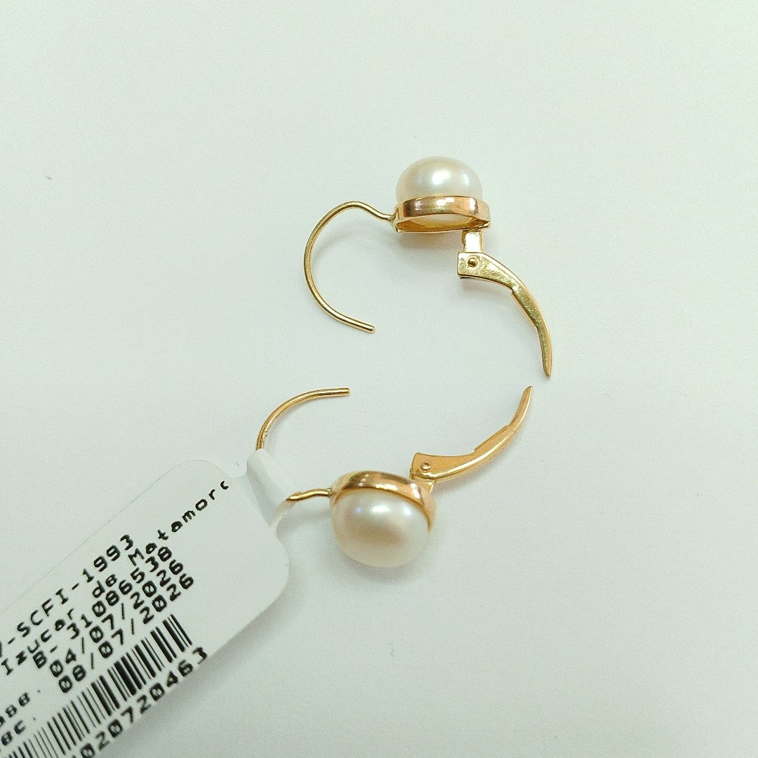 ARETES PAR ORO 14 K 1.9 GRMS (SEMINUEVO)