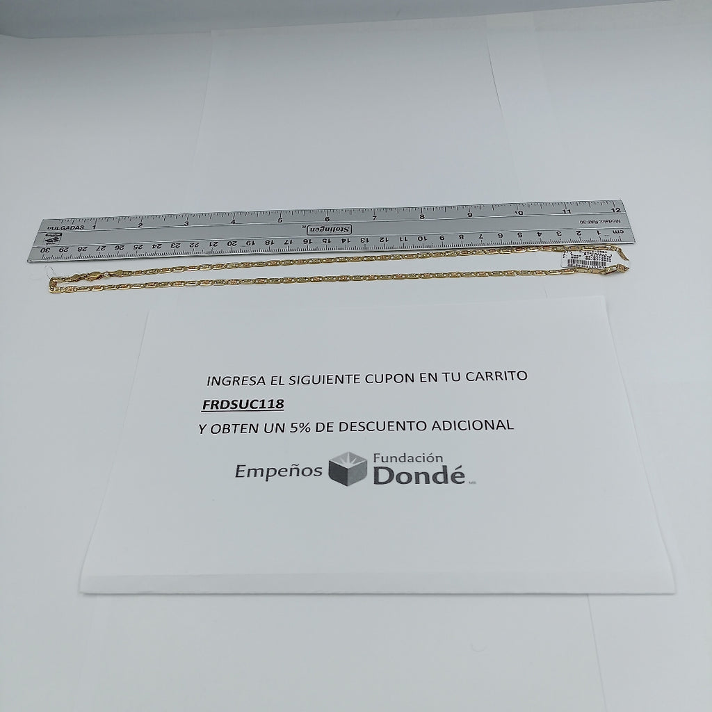 CADENA ORO 10 K 9.9 GRMS (SEMINUEVO)