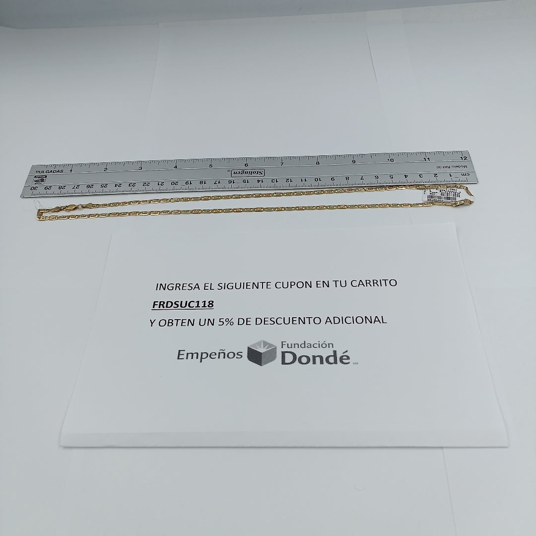 CADENA ORO 10 K 9.9 GRMS (SEMINUEVO)