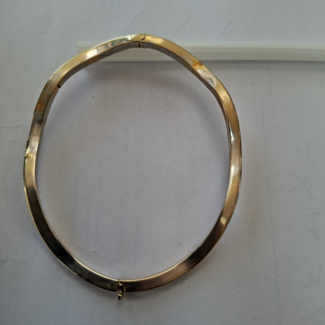 PULSERA RIGIDA ORO 14 K 5.4 GRMS (SEMINUEVO)