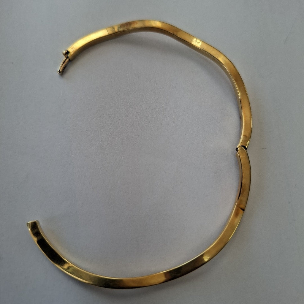 PULSERA RIGIDA ORO 14 K 5.3 GRMS (SEMINUEVO)