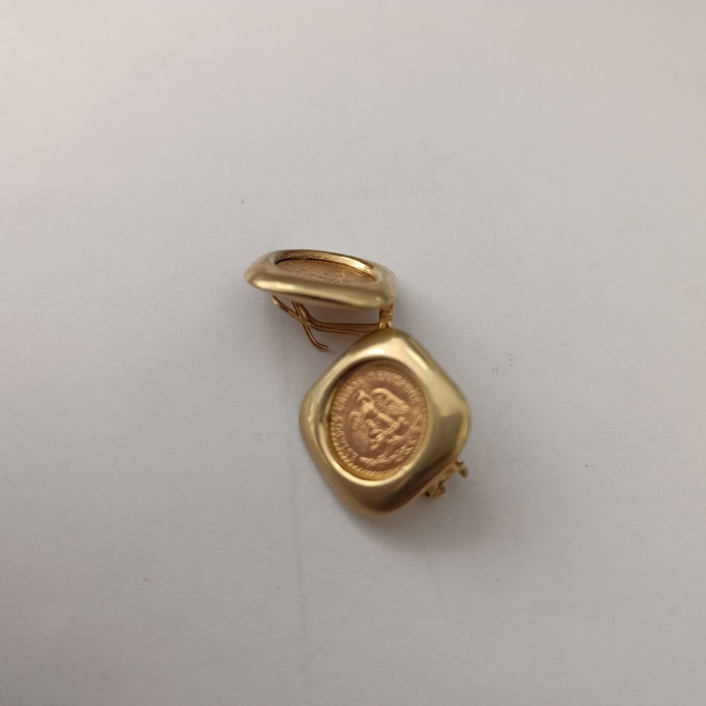 ARETES PAR ORO 21 K 3.32 GRMS (SEMINUEVO)