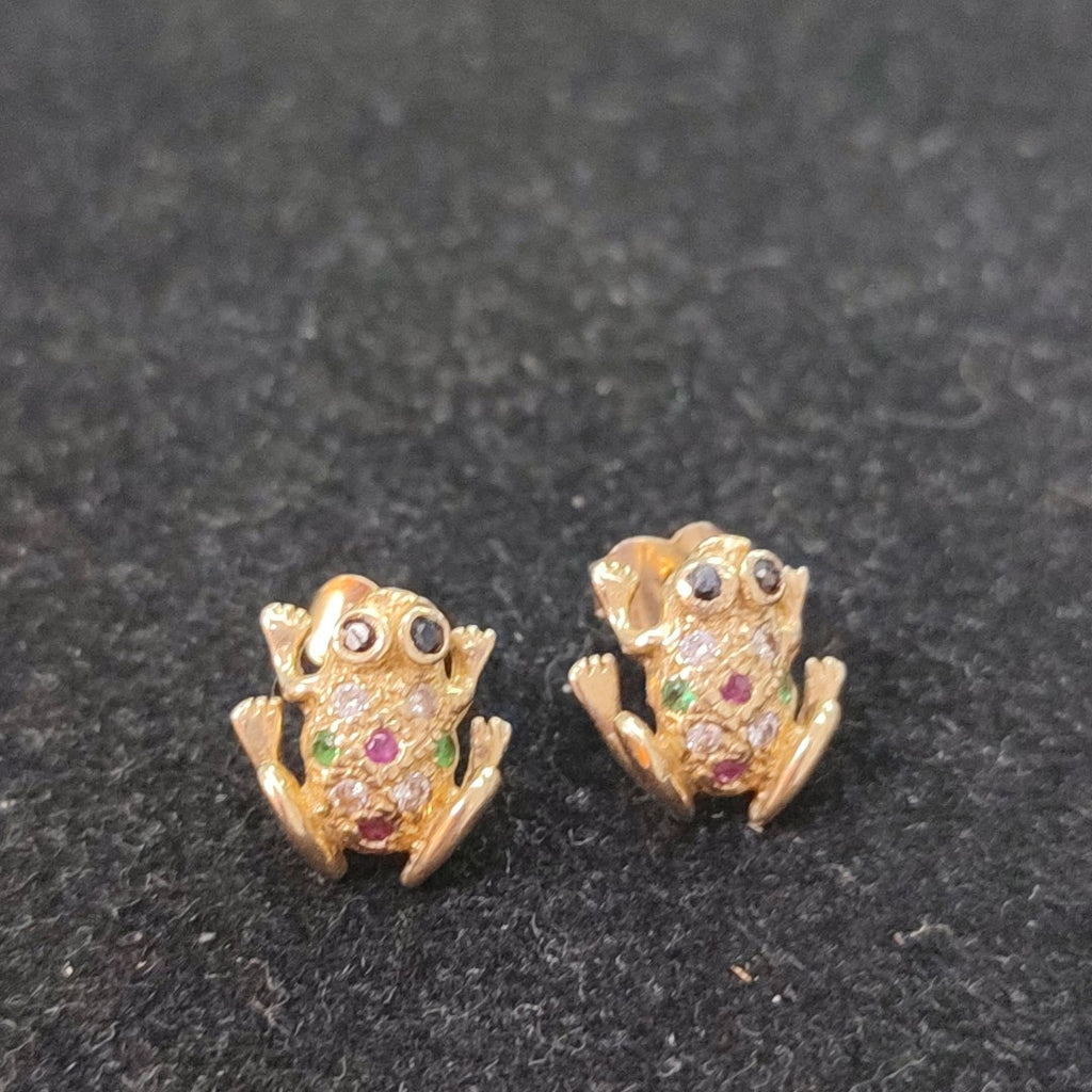 BROQUELES PAR ORO 14 K 2.9 GRMS (SEMINUEVO)