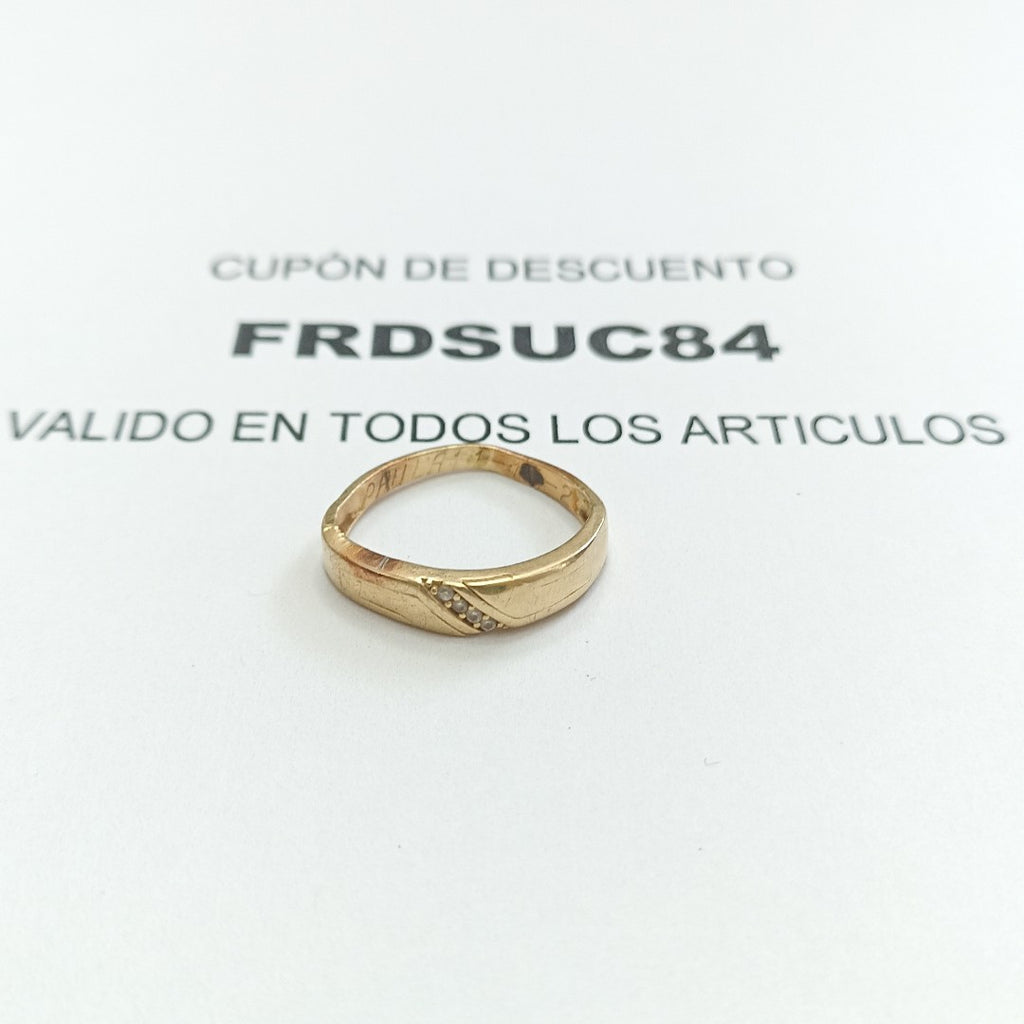 ANILLO ORO 14 K 2,70 GRMS (SEMINUEVO)