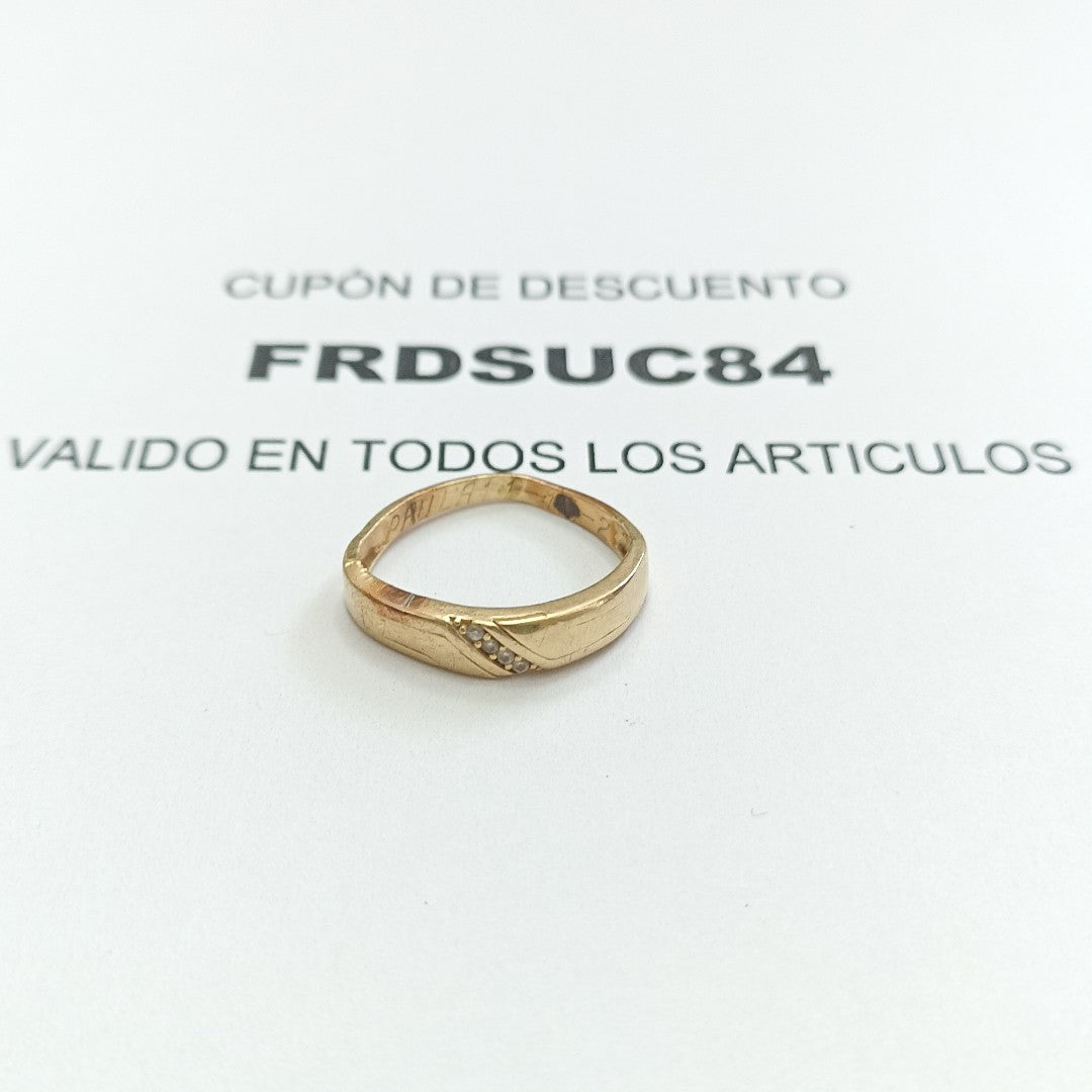 ANILLO ORO 14 K 2,70 GRMS (SEMINUEVO)